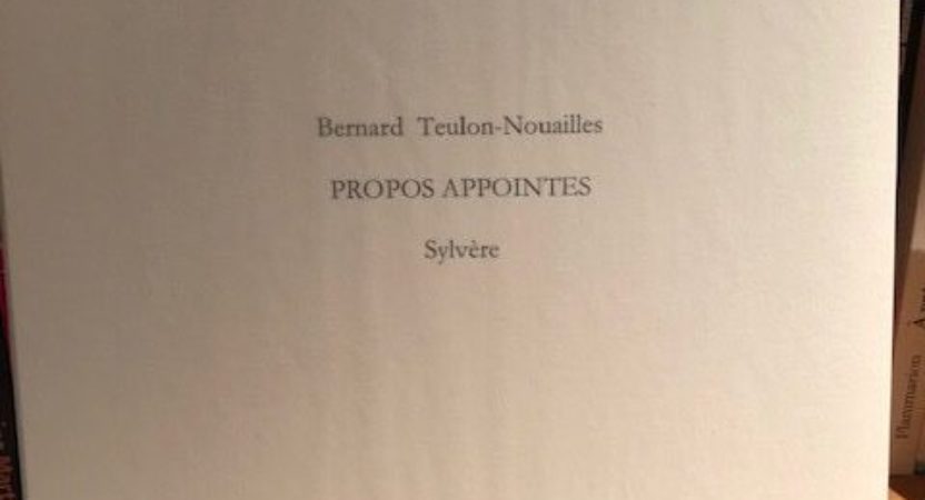 PROPOS APPOINTES